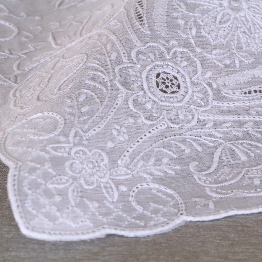 新品未使用　汕頭手刺繍 ハンカチーフ 中国製 汕頭手刺繍 ハンカチ 4203 | ブライダル 結婚式 フォーマル