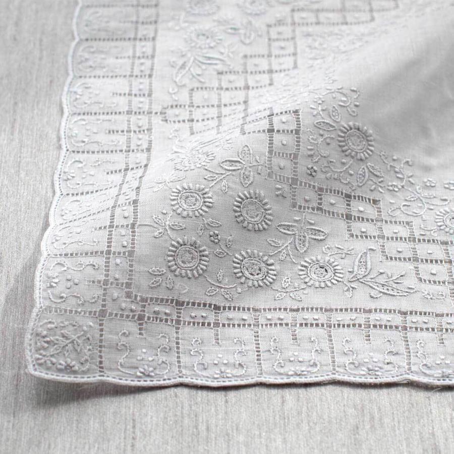 汕頭手刺繍 ハンカチ 7201 | ブライダル 結婚式 フォーマル