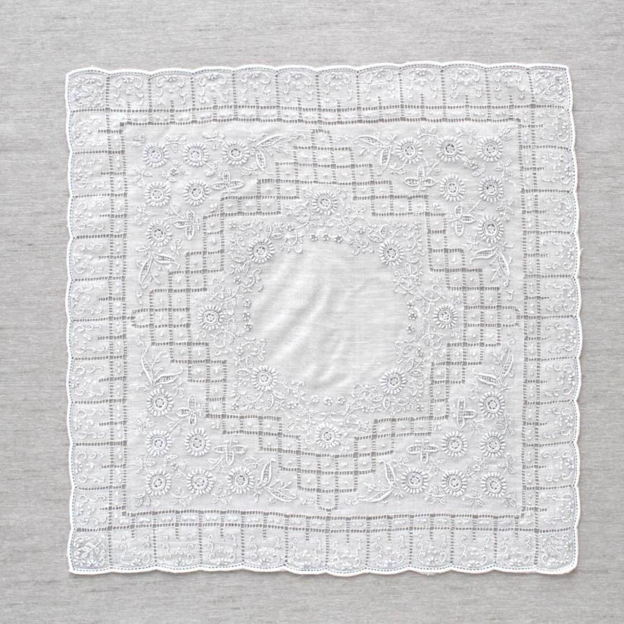 汕頭手刺繍 ハンカチ 7201 | ブライダル 結婚式 フォーマル