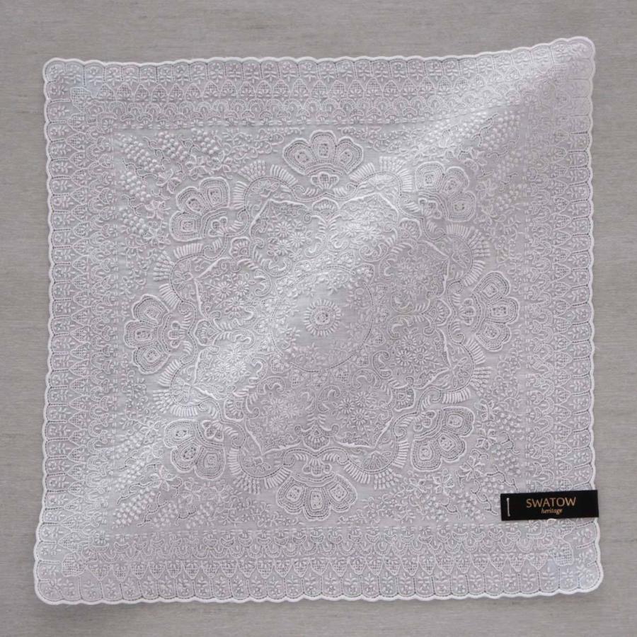 【送料無料】汕頭手刺繍　ハンカチ　ヘリテージ　1593 | ブライダル ハンカチ 結婚式 ハンカチ フォーマル ハンカチ ウェディング ハンカチ 刺繍 結ギフト 冠婚葬祭 白 ホワイト ウェディング 花嫁 新婦 レディース ギフト 汕頭手刺繍 ハンカチ ヘリテージ 1593 | ブライダル 結婚式 フォーマル