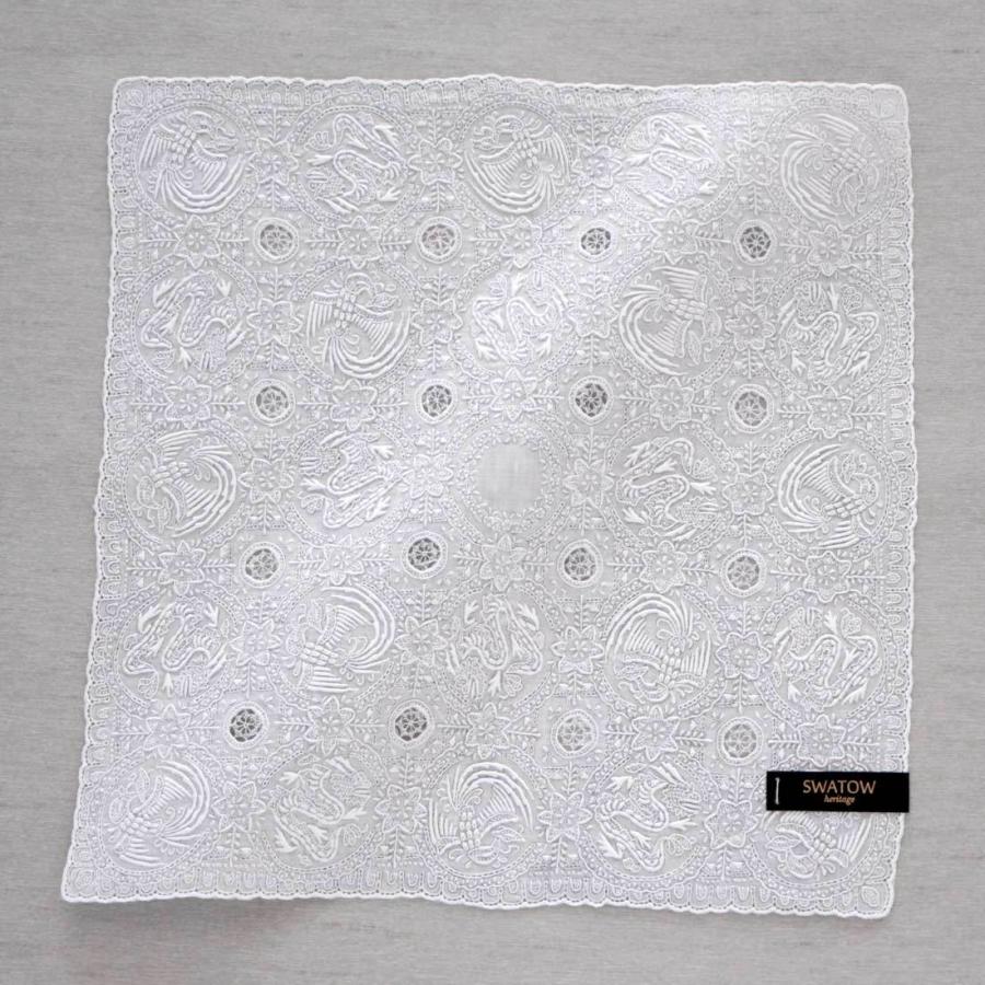 汕頭手刺繍 ハンカチ ヘリテージ : ハンカチーフギャラリーYahoo!店