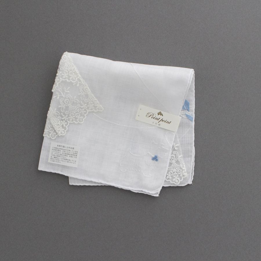 ベトナム手刺繍ハンカチ ブライダル 7202 ホワイト 新婦 | ブライダル