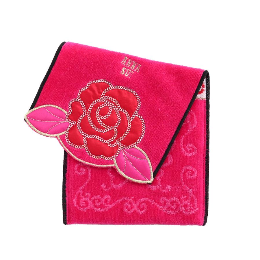 ANNA SUI（アナスイ） 爆買 アナ スイ ポケットタオルハンカチ ローズ
