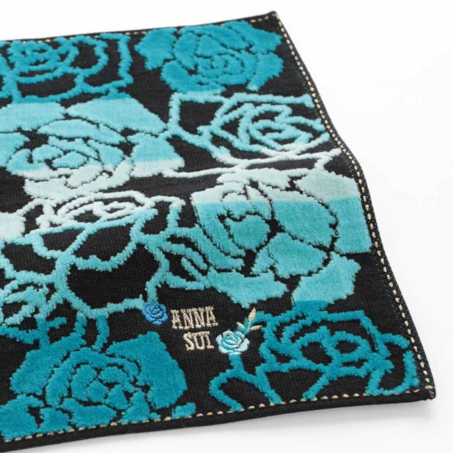 ANNA SUI（アナスイ） アナ スイ タオルハンカチ ローズ ブルー