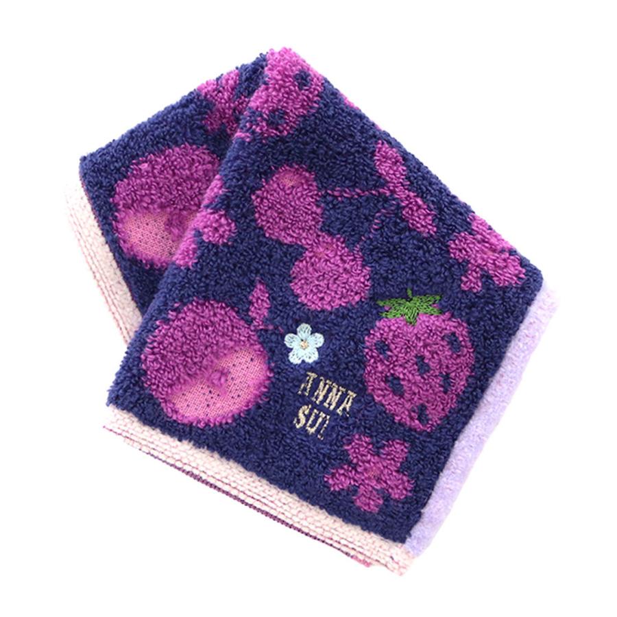 アナ スイ フルーツ柄 ミニタオルハンカチ 0004 パープル アナスイ Anna Sui 0004 02 ハンカチーフギャラリーyahoo 店 通販 Yahoo ショッピング