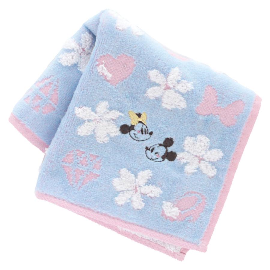 ディズニー タオルハンカチ 21 ブルー 激安商品