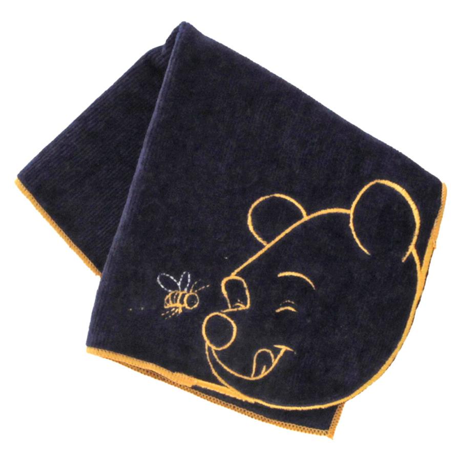 お得な情報満載 ディズニー タオルハンカチ はちみつ 2214 ネイビー