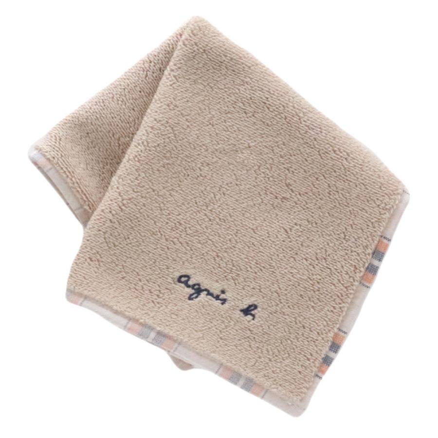 メンズ タオルハンカチ agnes b. HOMME アニエスベーメンズ 表タオル裏ガーゼ地ハンカチ 0003