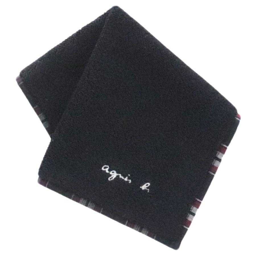 agnes b. HOMME アニエスベーメンズ 表タオル裏ガーゼ地ハンカチ 0003