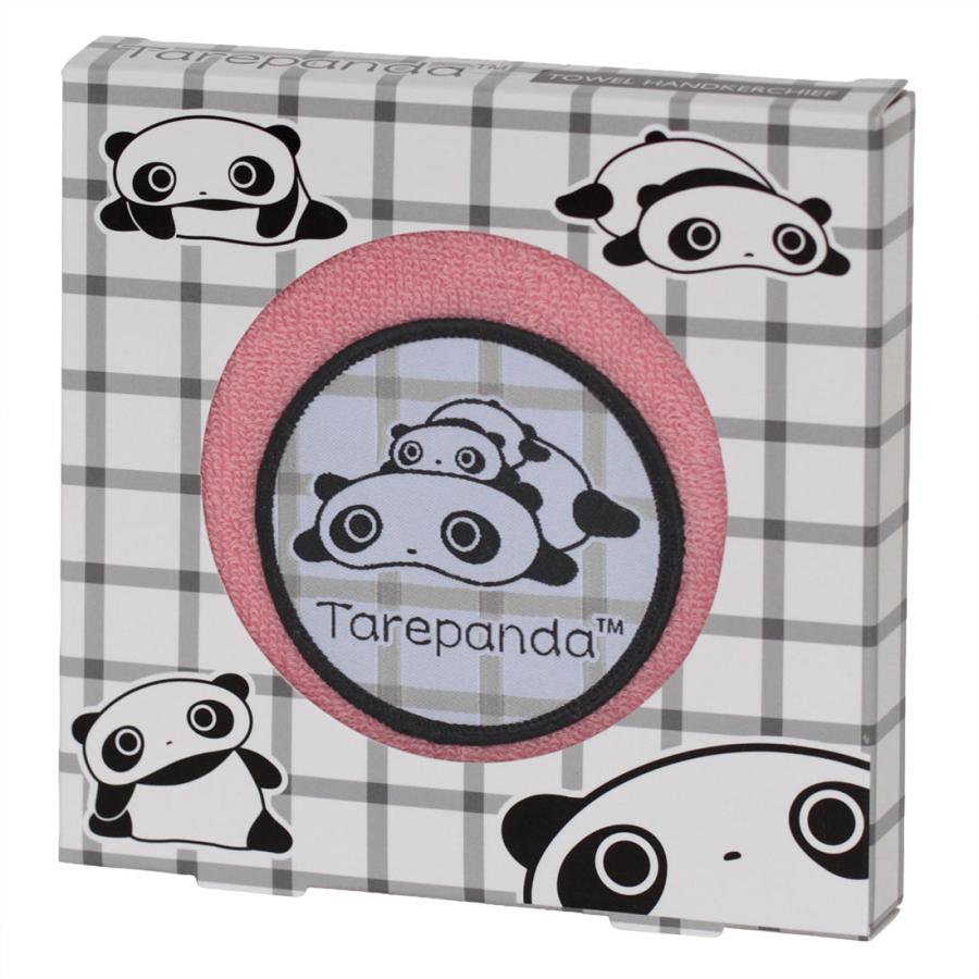 たれぱんだ タオルハンカチ（パッケージ入り） ピンク : ハンカチーフ