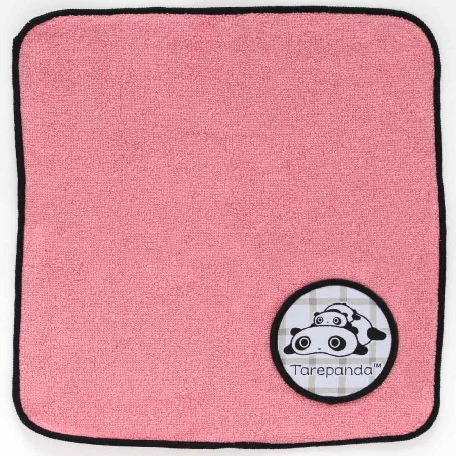 たれぱんだ タオルハンカチ（パッケージ入り） ピンク : ハンカチーフ