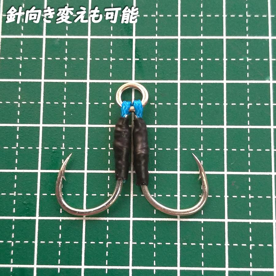 アシストフック ダブルショート ツイン ライトショアジギング SLJ