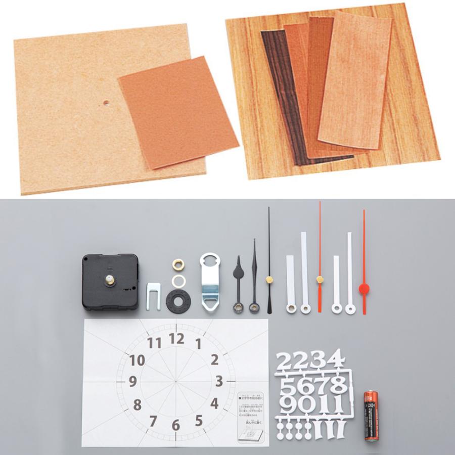 子供会 工作キット 時計キット 寄木クォーツ角型b 手作り工作キット 夏休み自由研究 夏休みの宿題 08 2 夏休み冬休み手作り工作宅配便 通販 Yahoo ショッピング