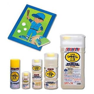 ワシン 水溶性つや出しニス (4L) 木工工作・紙粘土工作・紙工作の仕上げ用