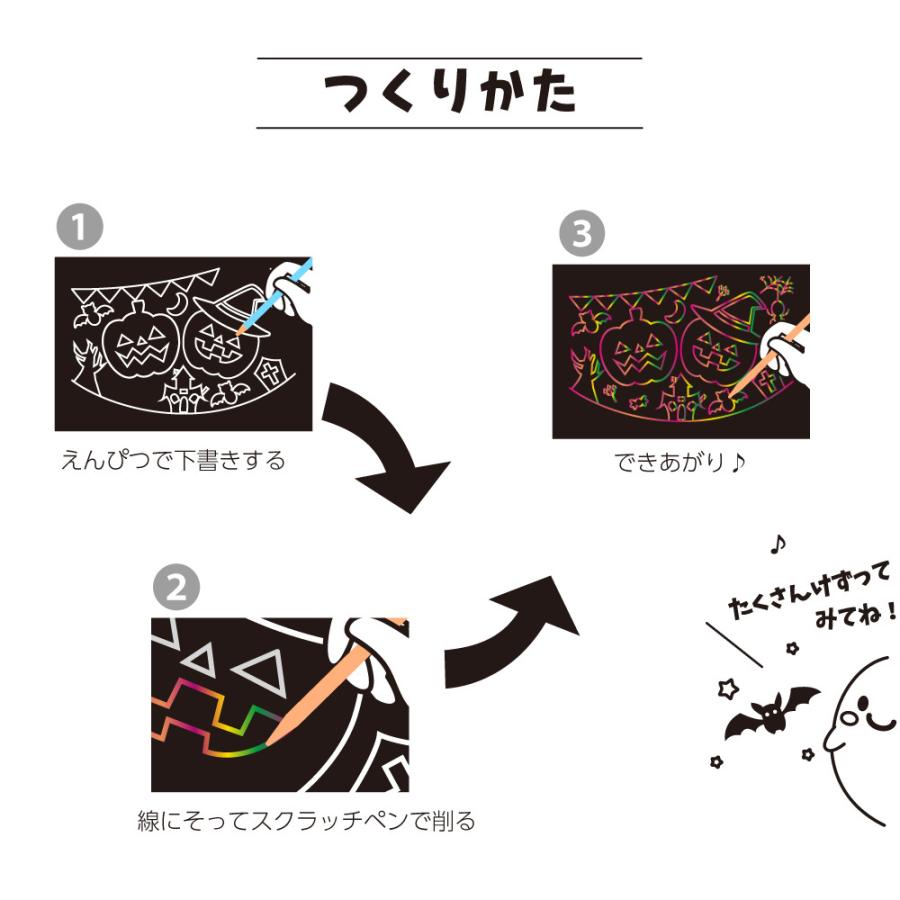 工作キット カラフルスクラッチA3 スクラッチボード スクラッチ