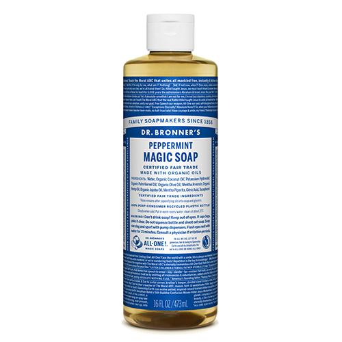 ドクターブロナー（DR.BRONNER’S）　マジックソープ　ペパーミント　M　473mL ハンズ | 