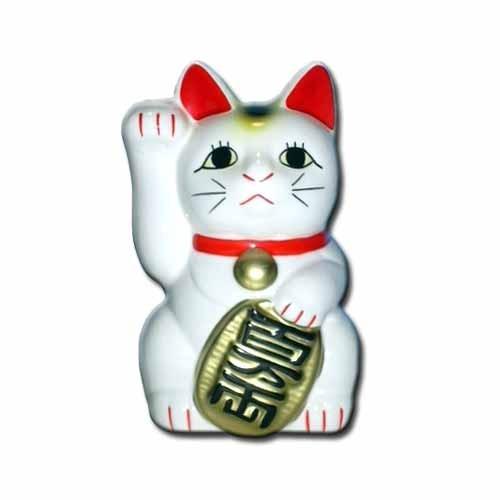 招き猫 右手 白 3号 ハンズ : ハンズYahoo!ショッピング店 - 通販