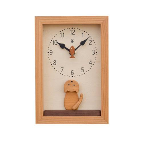 KICORI キコリ 時計 信州カラ松 置掛け時計 フクロウ時計 【公式通販】