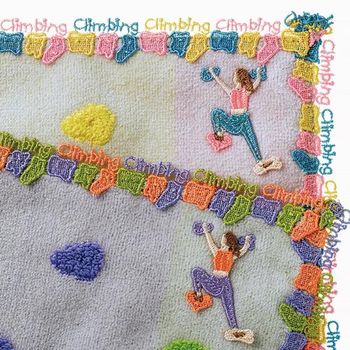 近沢レース店 シーズンタオルハンカチ ボルダリング ピンクMIX ハンズ