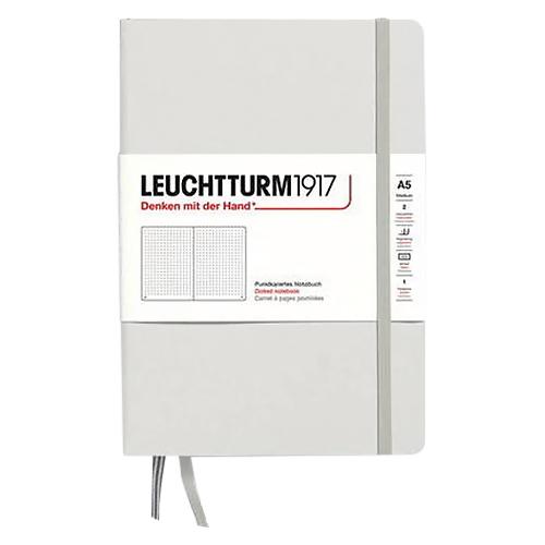 ロイヒトトゥルム1917（LEUCHTTURM1917）　ミディアム　A5　ドット　367247　ライトグレー ハンズ | 