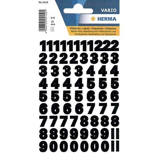 ヘルマ（HERMA）　数字ラベル　4159　小　黒 ハンズ | 