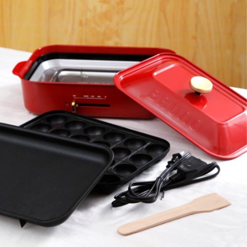 ブルーノ BRUNO コンパクトホットプレート レッド Amazon | BRUNO コンパクトホットプレート レッド BOE021-RD