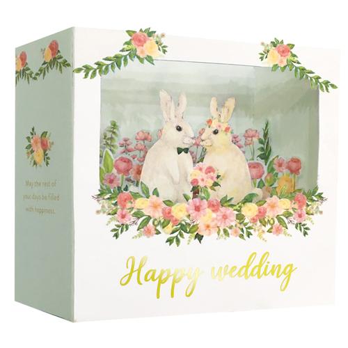 グリーティングライフ ウェディングアニマル Popupカード Ec 26 うさぎ カード ポストカード ウエディングカード 東急ハンズ 東急ハンズ Paypayモール店 通販 Paypayモール