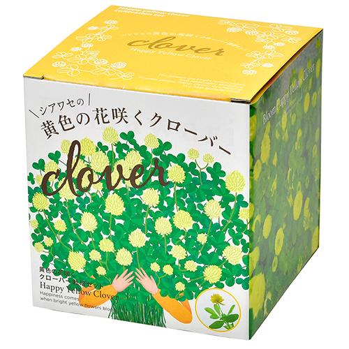 注文割引 栽培キット 聖新陶芸 東急ハンズ ミニ盆栽 シアワセの黄色の花咲くクローバー栽培セット Gd923 園芸用品 盆栽