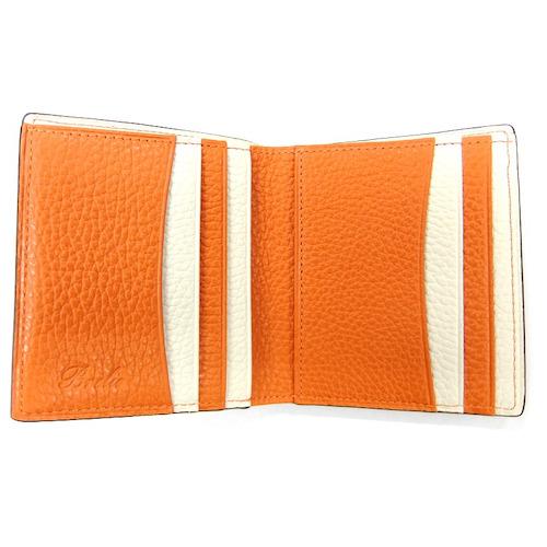 ハンズ限定　ブレイリオ（Brelio）　モルビド　スマートウォレット　マルチタイプ　132−34　オレンジ×ガーデニア ハンズ |  | 01