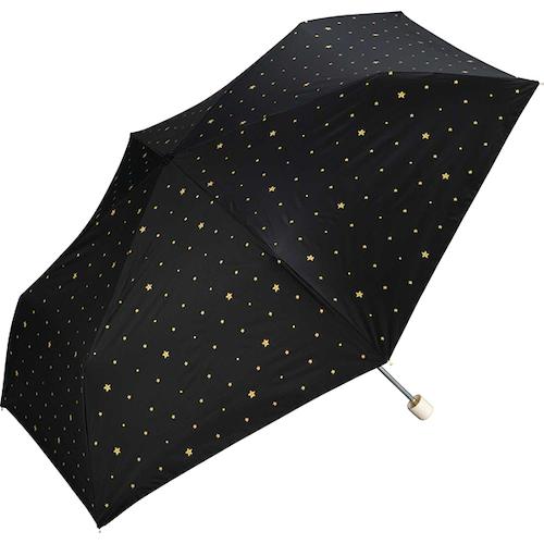 w.p.c 日傘 折りたたみ傘 遮光スタースタッズmini 801−2867 晴雨兼用傘 東急ハンズ 雨具 年末のプロモーション 奉呈 ブラック│レインウェア