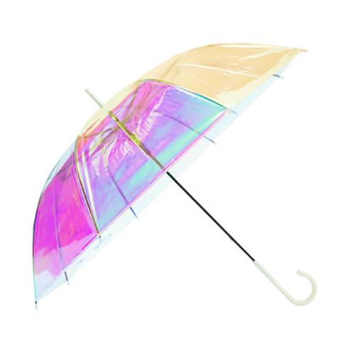 Wpc． 雨傘 独特の素材 シャイニー ビニール傘 RIB−2002 傘 オフホワイト│レインウェア 雨具 直輸入品激安 東急ハンズ