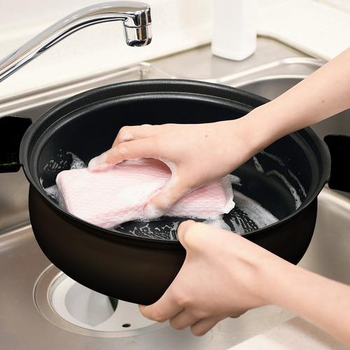 パール金属　軽量ふっ素加工IH対応　土鍋風卓上鍋　24cm　HC−465　ブラック ハンズ |  | 03