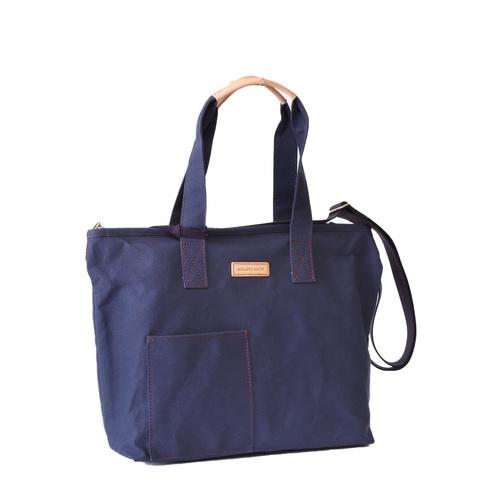 アコースティックワールド（acoustic　world)　　stitch　2WAYトート　aw01903　ネイビー ハンズ | 