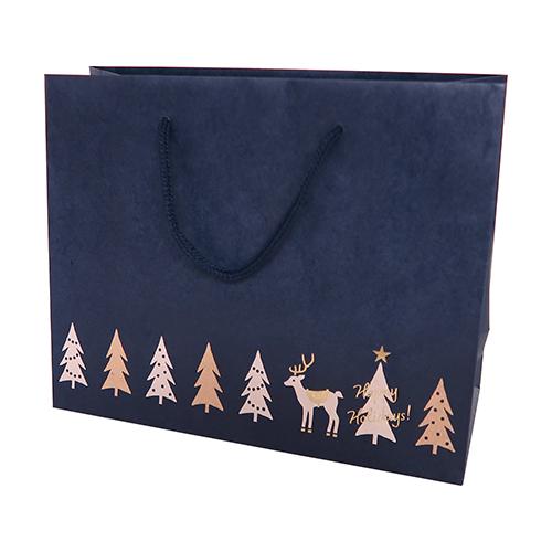 【クリスマス】　インディゴ　XC065　キャリーバッグ　S　トナカイ　ネイビーブルー ハンズ | 