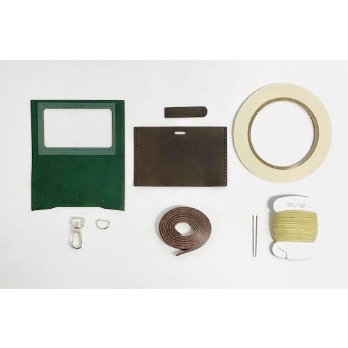 レザークラフトキット　IDカードケース　緑 ハンズ |  | 01