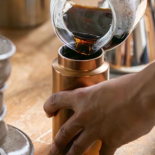 リバーズ（RIVERS） ドリンクボトル モク コーヒー 350mL カッパー