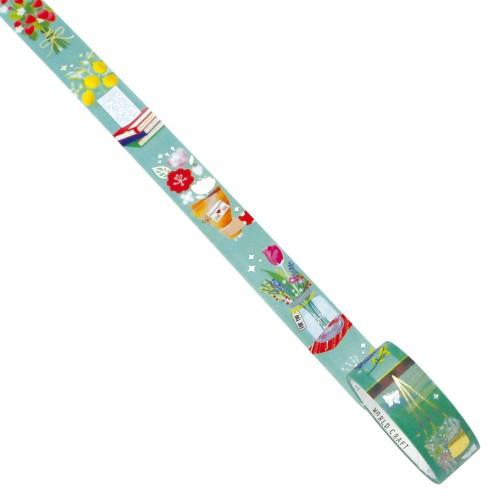 ワールドクラフト キラキラ光る たてマス TMKR15−002 Flowers ハンズ