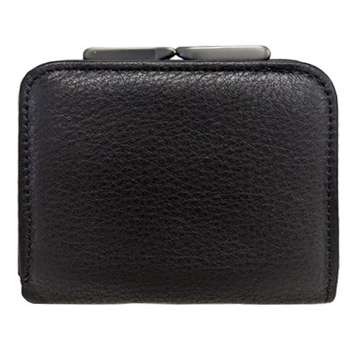 オーラマ がま口二つ折り財布 55487 ブラック ハンズ : ハンズYahoo