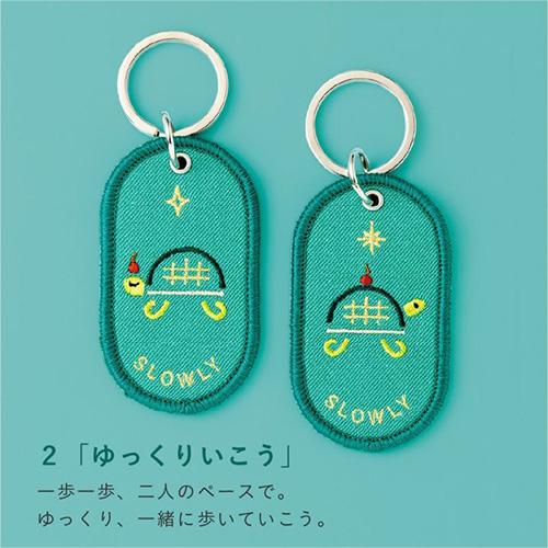 KLIおまとめPG8キーリング×2 いろは出版 2／8b（ツーインエイトビリオン） ペアキーリング フィー