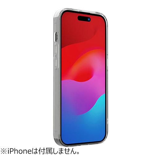 【iPhone15】　ピージーエー（PGA）　クリアポケットケース　クリア ハンズ |  | 03