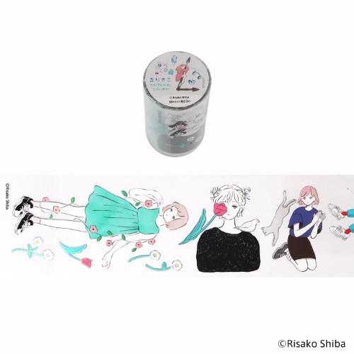 日本出版販売 クリアロールステッカー IP906484 芝りさこ ハンズ