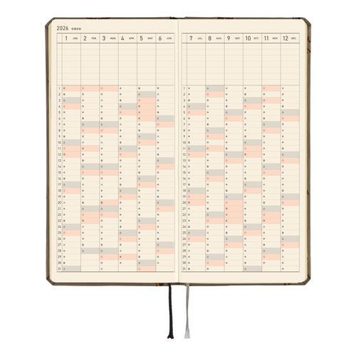 2026年1月始まり】 ほぼ日 weeks MEGA タイ＆チーフ B6スリム