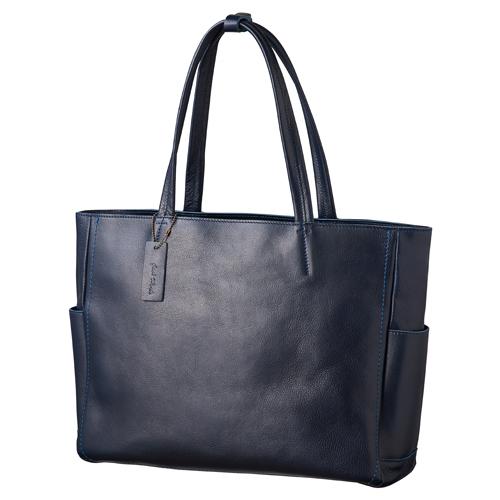 ハンズオリジナル　ガッドワーク　レザートート　L　37501　ネイビー│トートバッグ 送料無料 ハンズ