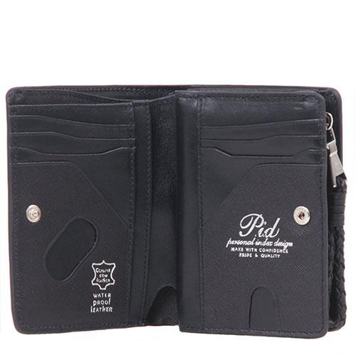 ピーアイディー（PID）　撥水レザー　ミドルウォレット　PAZ1504　クロ ハンズ |  | 02