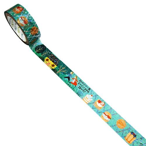 シール堂　きらぴかマスキングテープ　童話の宝石　グリム　ks-dt-10217　ヘンゼルとグレーテル ハンズ |  | 01