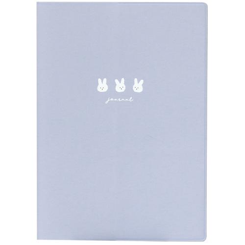 【2026年1月始まり】　ラボクリップ（LABCLIP）　うさぎトリオ　B6　マンスリーブロック　2601GUT-BL　ブルー　月曜始まり ハンズ | 