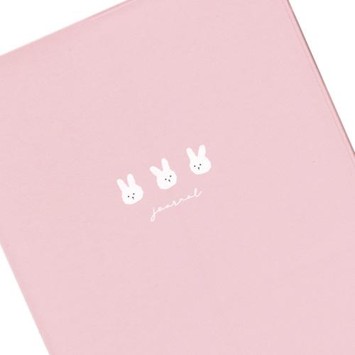 【2026年1月始まり】　ラボクリップ（LABCLIP）　うさぎトリオ　B6　マンスリーブロック　2601GUT-BL　ブルー　月曜始まり ハンズ |  | 04