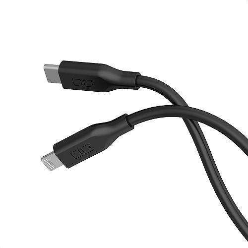 シーアイオー（CIO）　シリコーンケーブル　USB−C　to　Lightning　1m　ブラック ハンズ | 
