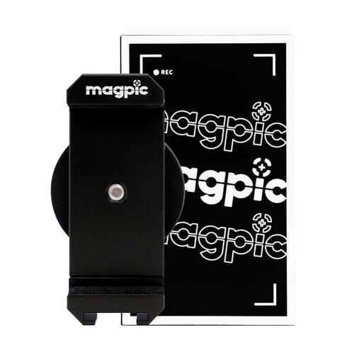 マグピク（magpic）　マグネットスマホホルダー　ブラック ハンズ | 