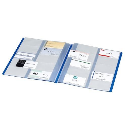 コクヨ（KOKUYO）　ノビータ名刺ファイル　メイ−N260B　クリアブルー ハンズ |  | 01